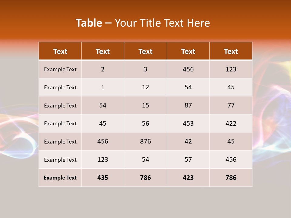 Blue Light Mystic PowerPoint Template