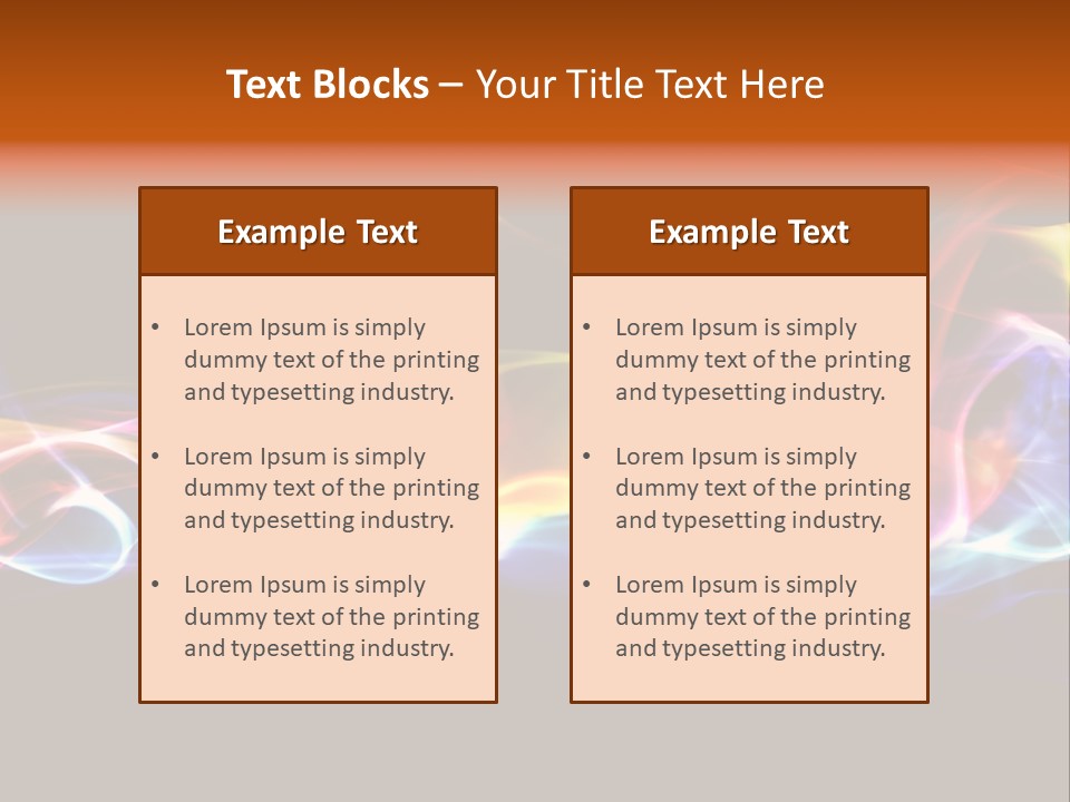 Blue Light Mystic PowerPoint Template