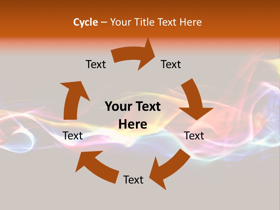 Blue Light Mystic PowerPoint Template