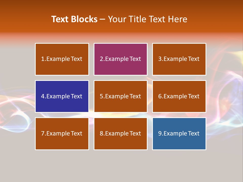 Blue Light Mystic PowerPoint Template