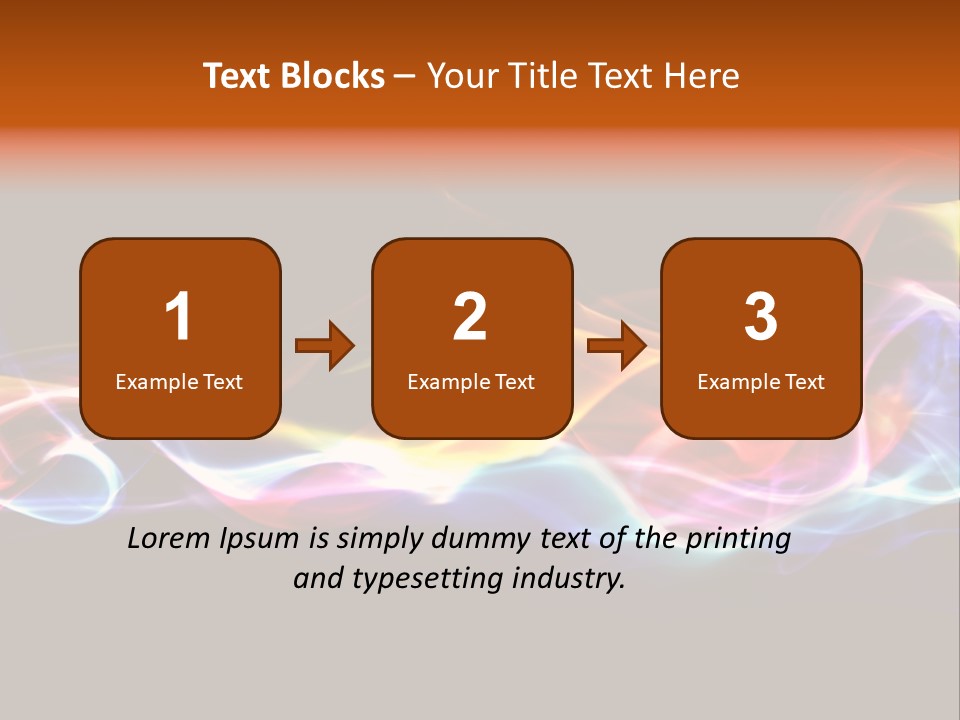 Blue Light Mystic PowerPoint Template