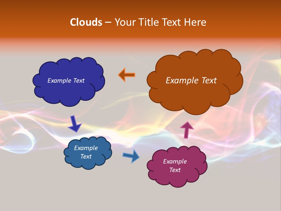 Blue Light Mystic PowerPoint Template