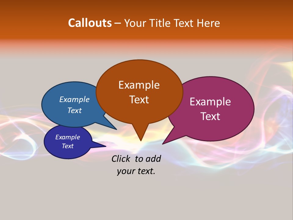 Blue Light Mystic PowerPoint Template