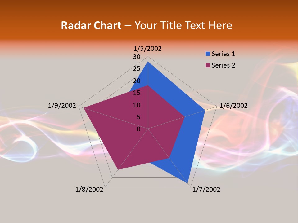Blue Light Mystic PowerPoint Template