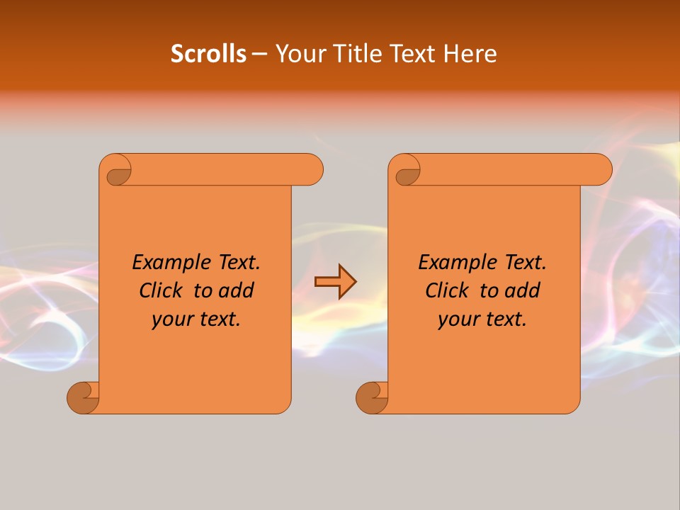 Blue Light Mystic PowerPoint Template