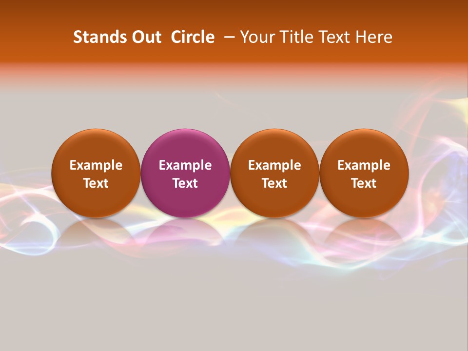 Blue Light Mystic PowerPoint Template