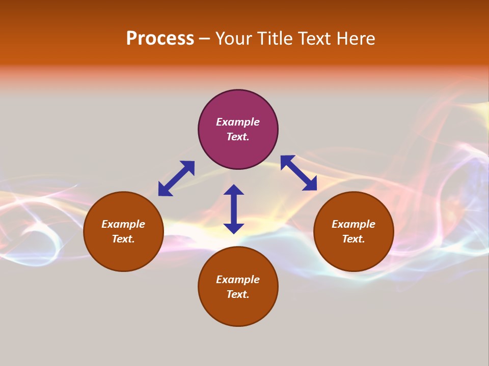 Blue Light Mystic PowerPoint Template