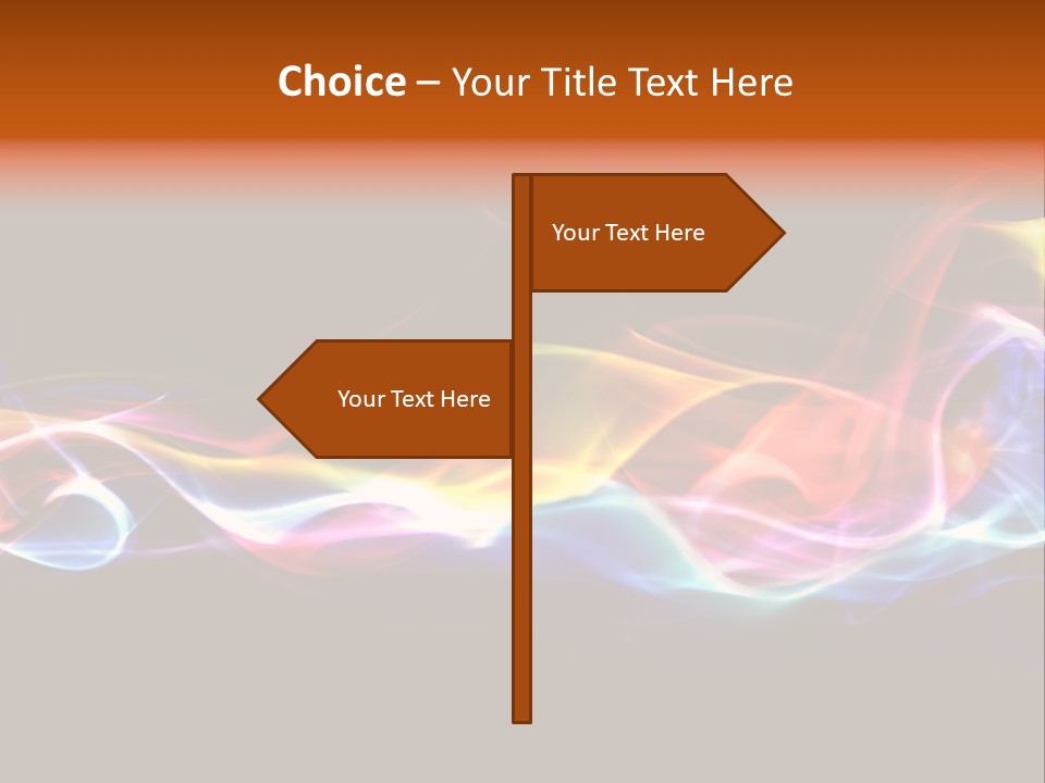 Blue Light Mystic PowerPoint Template