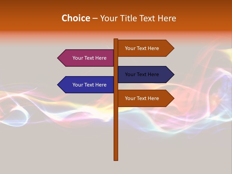 Blue Light Mystic PowerPoint Template