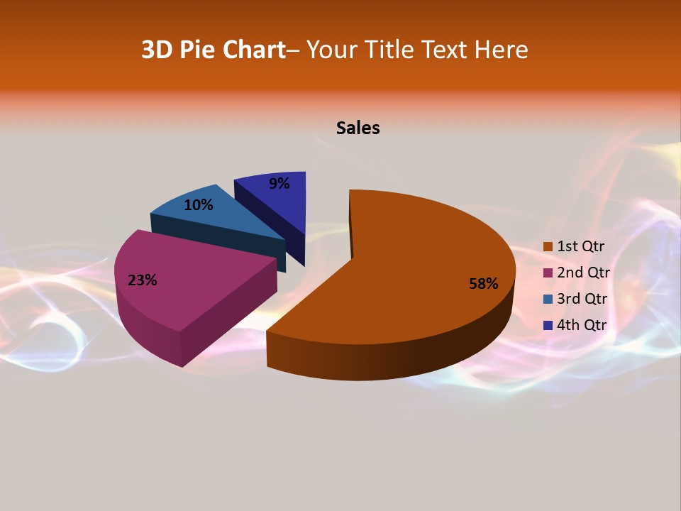Blue Light Mystic PowerPoint Template