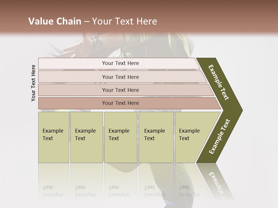 Posing Vertical Jump PowerPoint Template