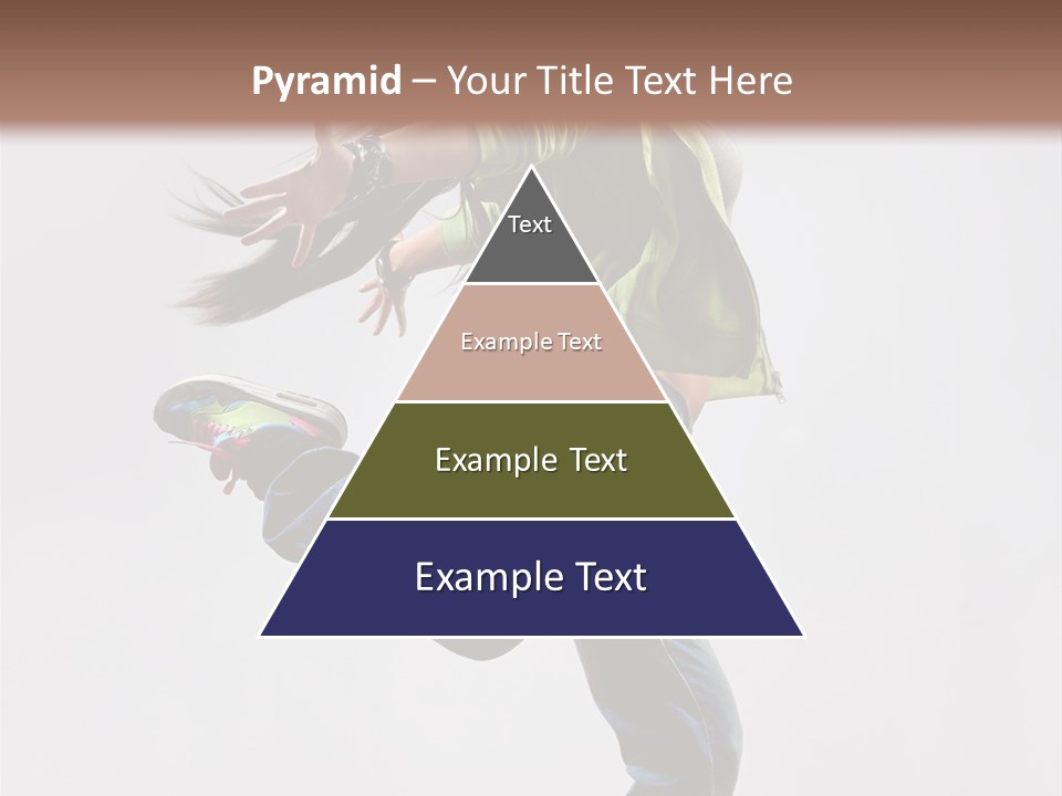 Posing Vertical Jump PowerPoint Template