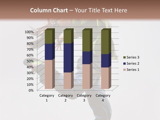 Posing Vertical Jump PowerPoint Template