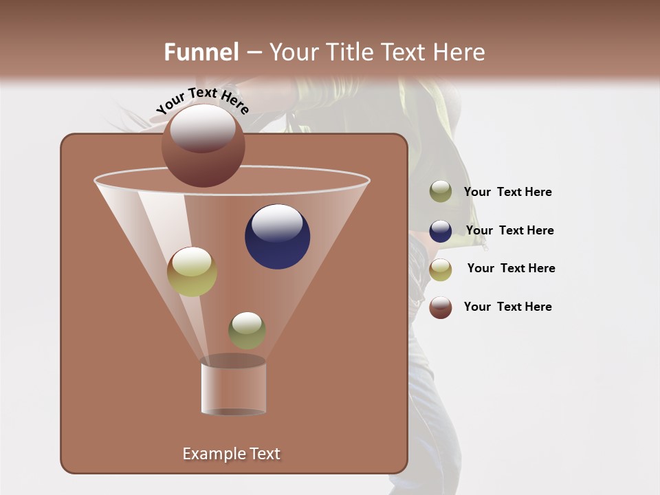 Posing Vertical Jump PowerPoint Template