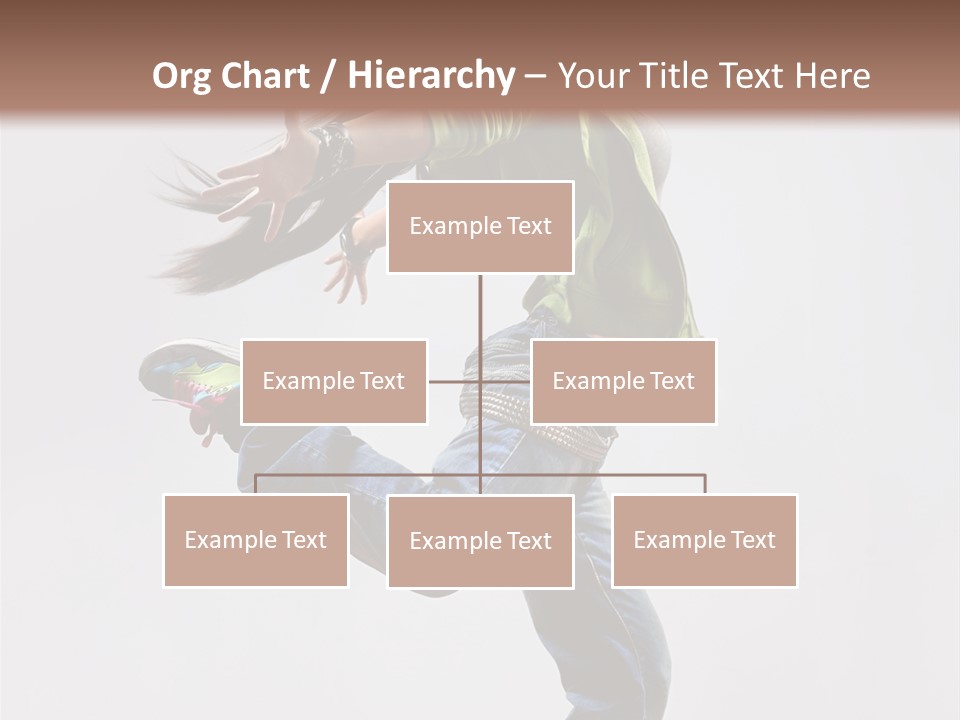 Posing Vertical Jump PowerPoint Template