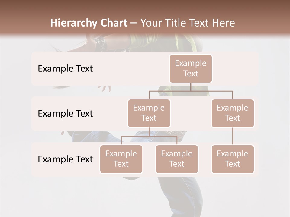 Posing Vertical Jump PowerPoint Template