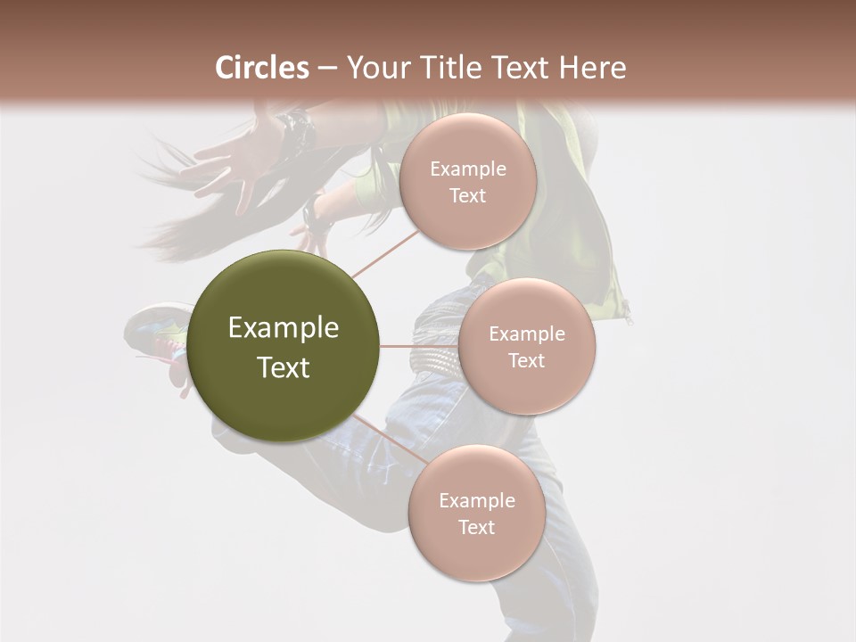 Posing Vertical Jump PowerPoint Template