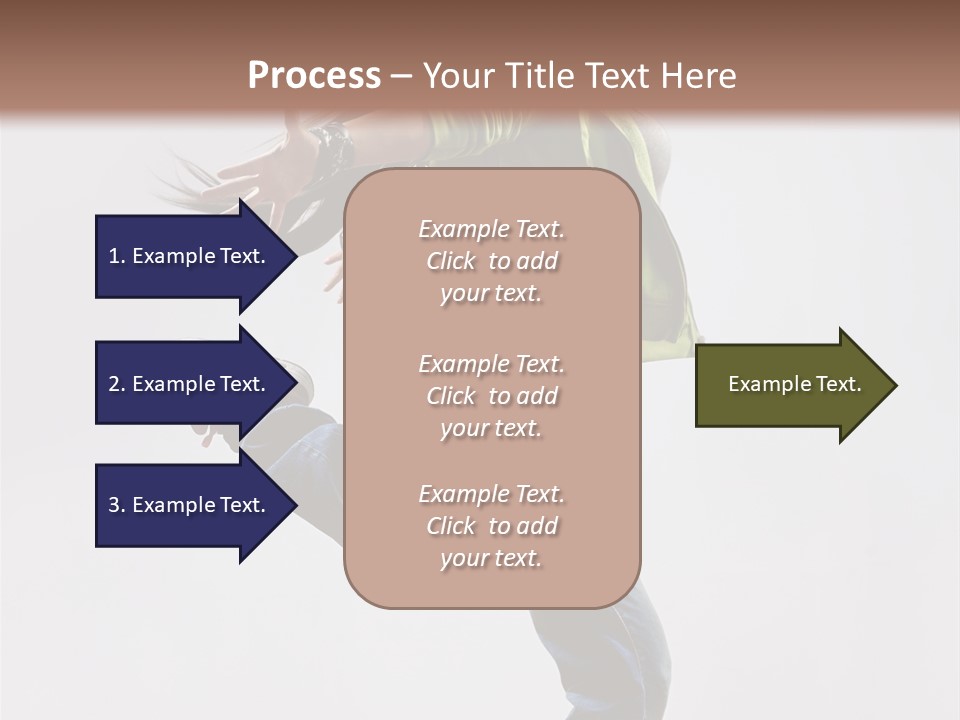 Posing Vertical Jump PowerPoint Template