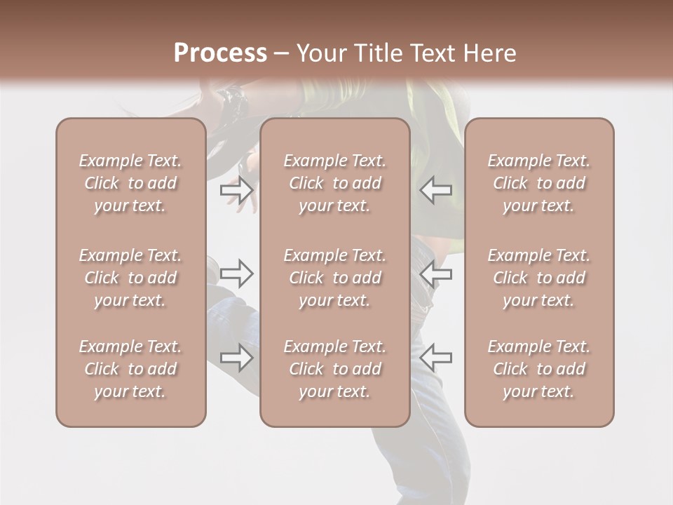 Posing Vertical Jump PowerPoint Template
