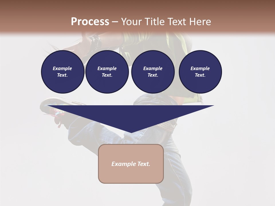 Posing Vertical Jump PowerPoint Template