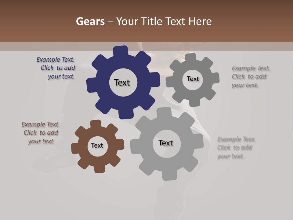 Dancer Active Vertical PowerPoint Template