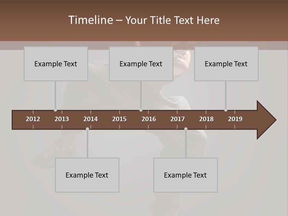 Dancer Active Vertical PowerPoint Template