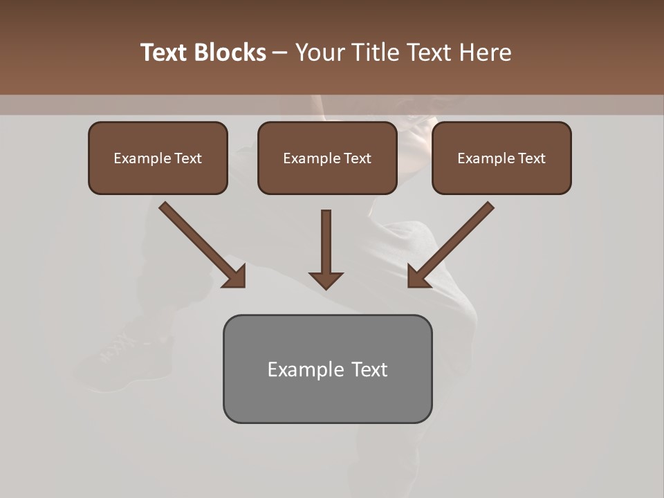 Dancer Active Vertical PowerPoint Template