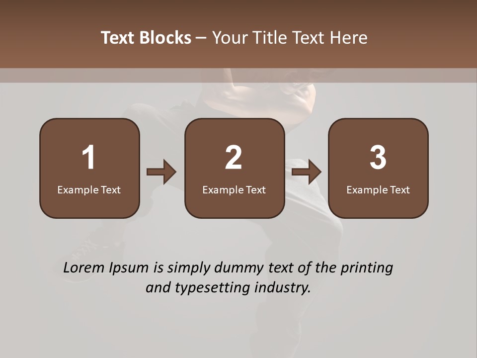 Dancer Active Vertical PowerPoint Template
