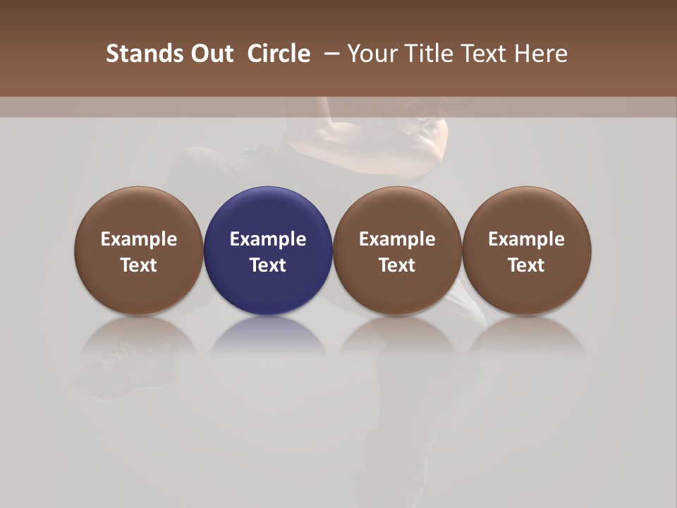 Dancer Active Vertical PowerPoint Template