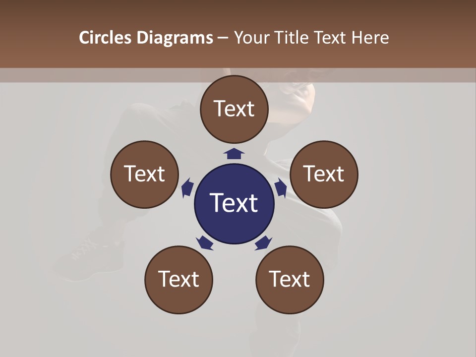Dancer Active Vertical PowerPoint Template