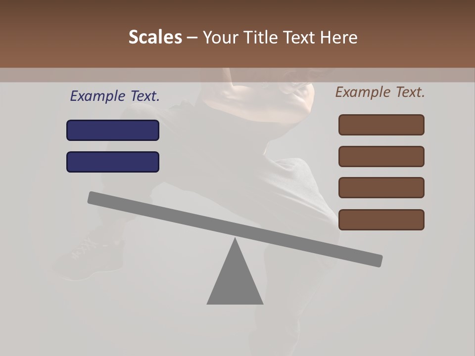Dancer Active Vertical PowerPoint Template