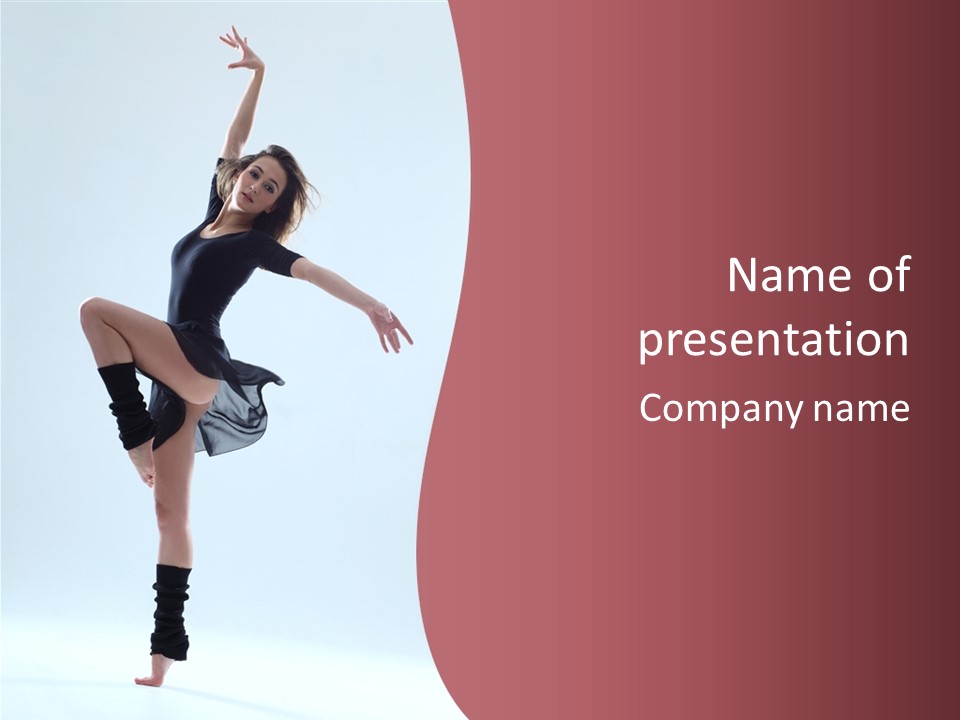 Pose Style Sporty PowerPoint Template