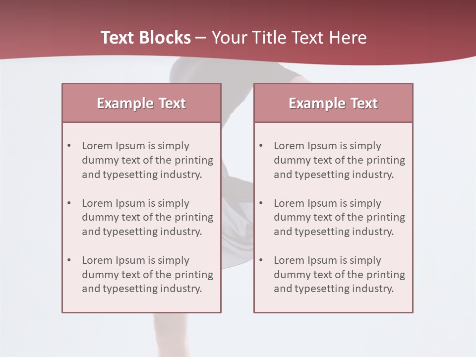 Pose Style Sporty PowerPoint Template
