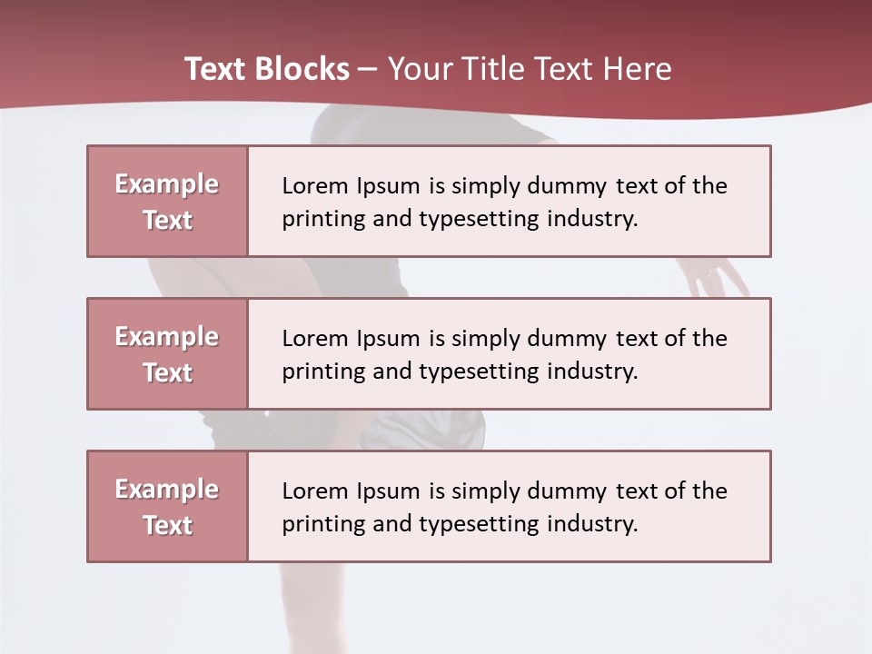 Pose Style Sporty PowerPoint Template