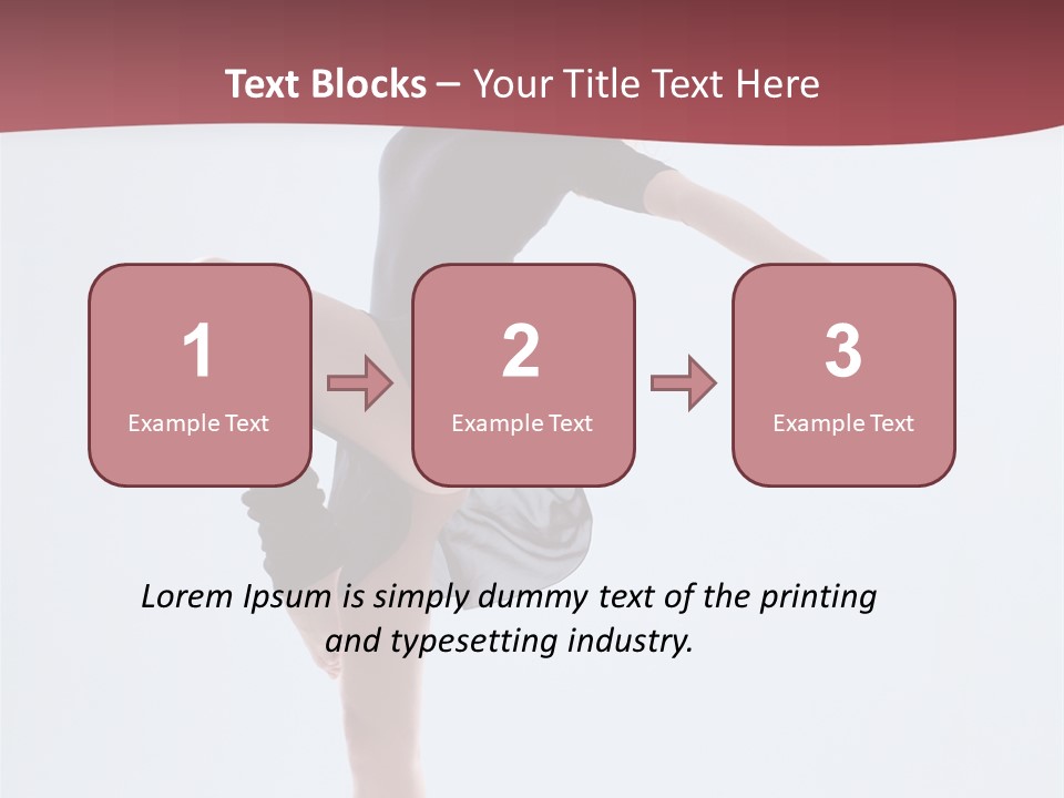 Pose Style Sporty PowerPoint Template
