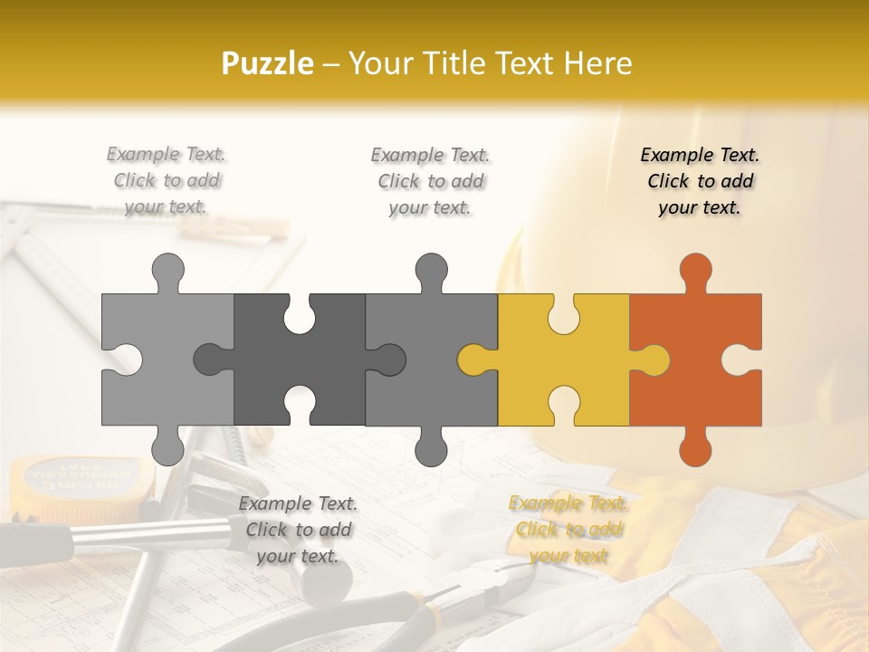 Technology House Engineer PowerPoint Template