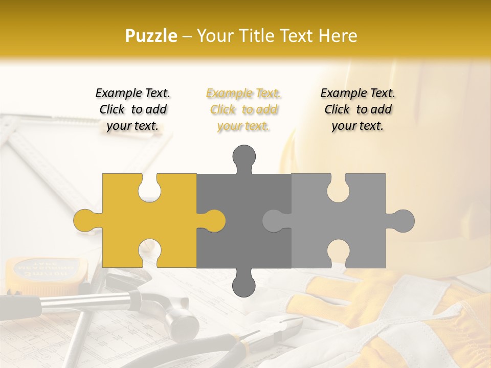 Technology House Engineer PowerPoint Template