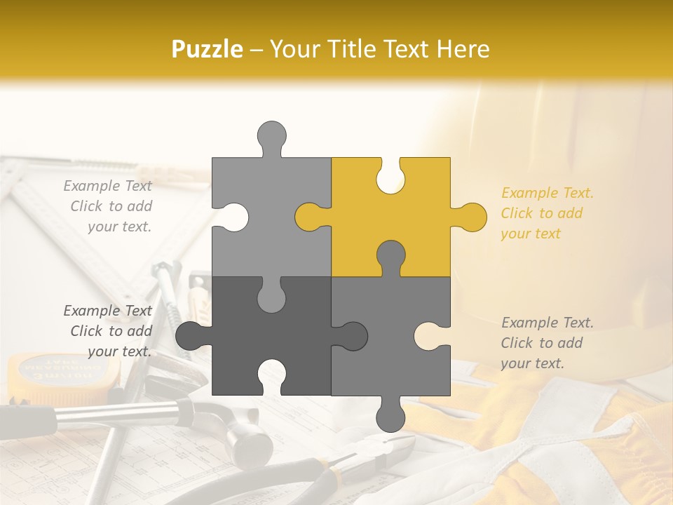 Technology House Engineer PowerPoint Template