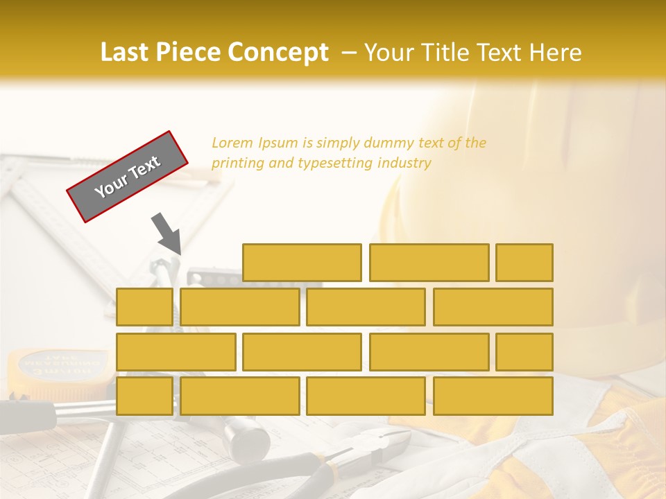 Technology House Engineer PowerPoint Template
