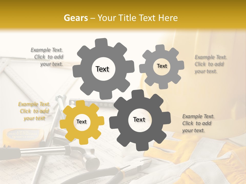 Technology House Engineer PowerPoint Template
