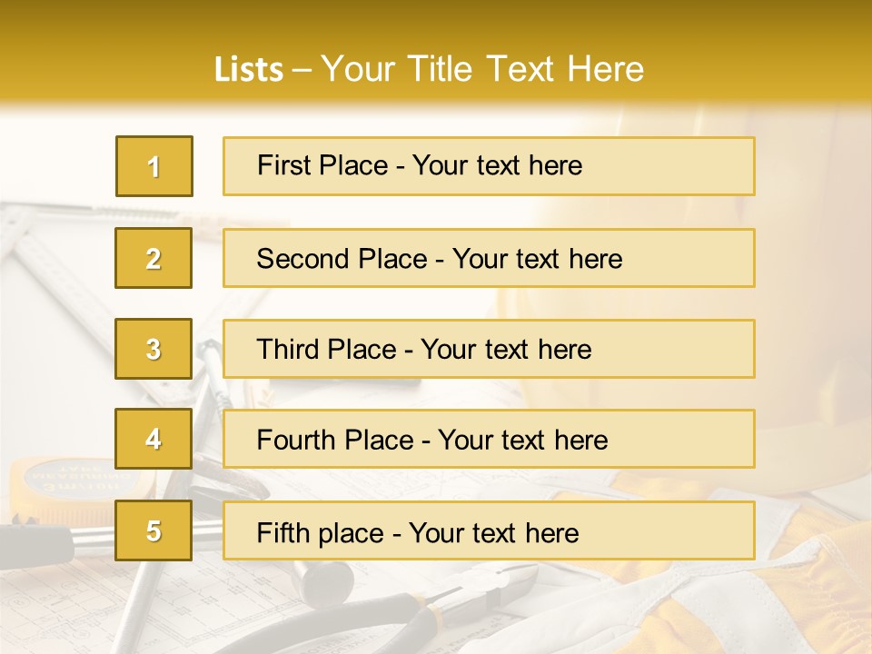 Technology House Engineer PowerPoint Template