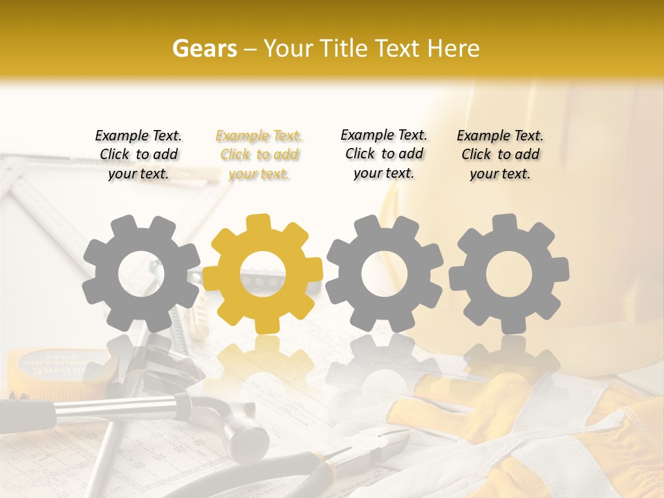 Technology House Engineer PowerPoint Template