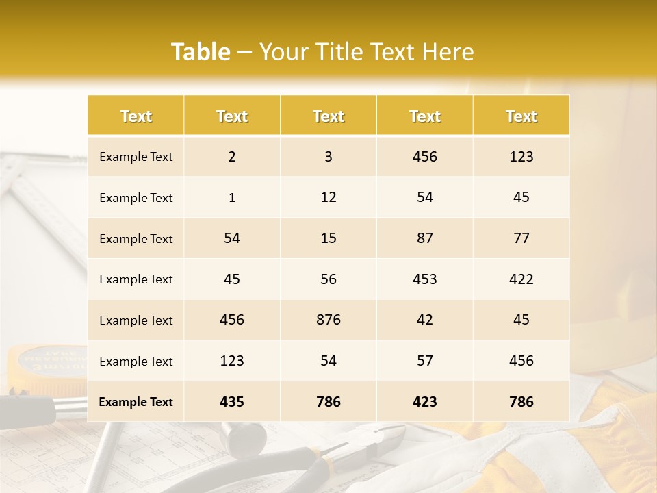 Technology House Engineer PowerPoint Template