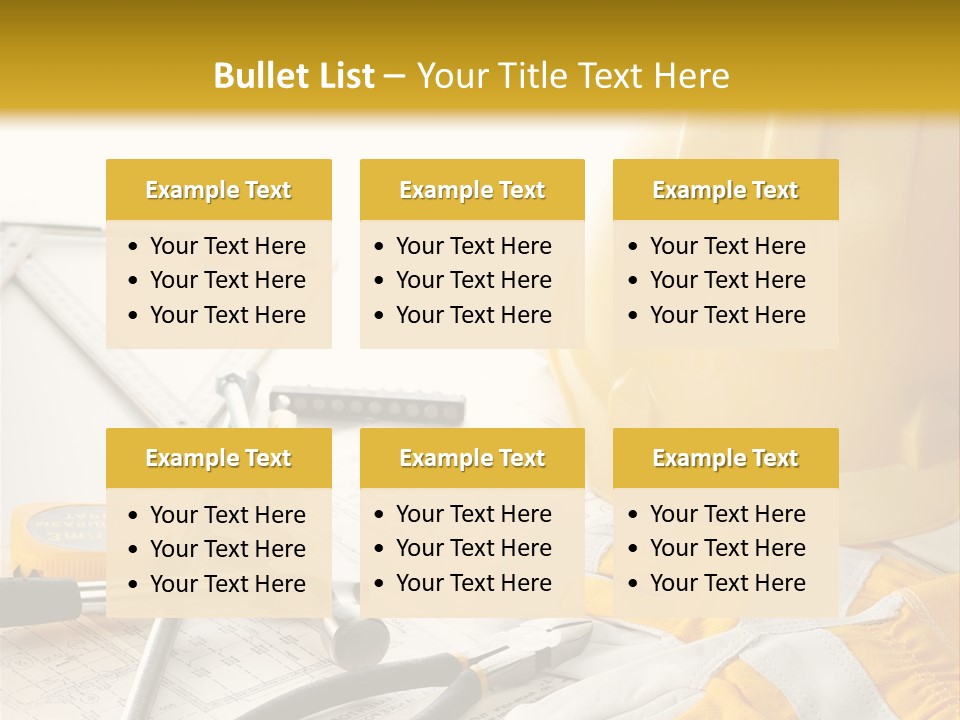 Technology House Engineer PowerPoint Template