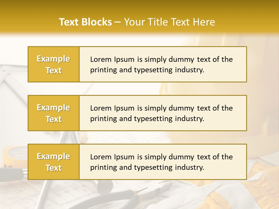 Technology House Engineer PowerPoint Template
