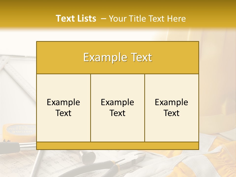 Technology House Engineer PowerPoint Template