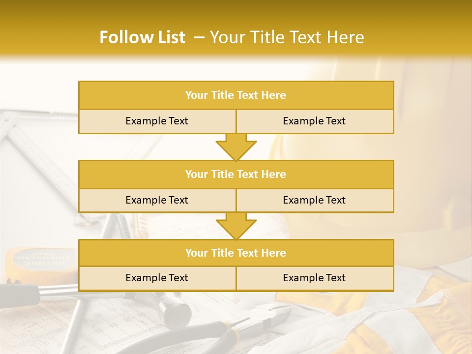 Technology House Engineer PowerPoint Template