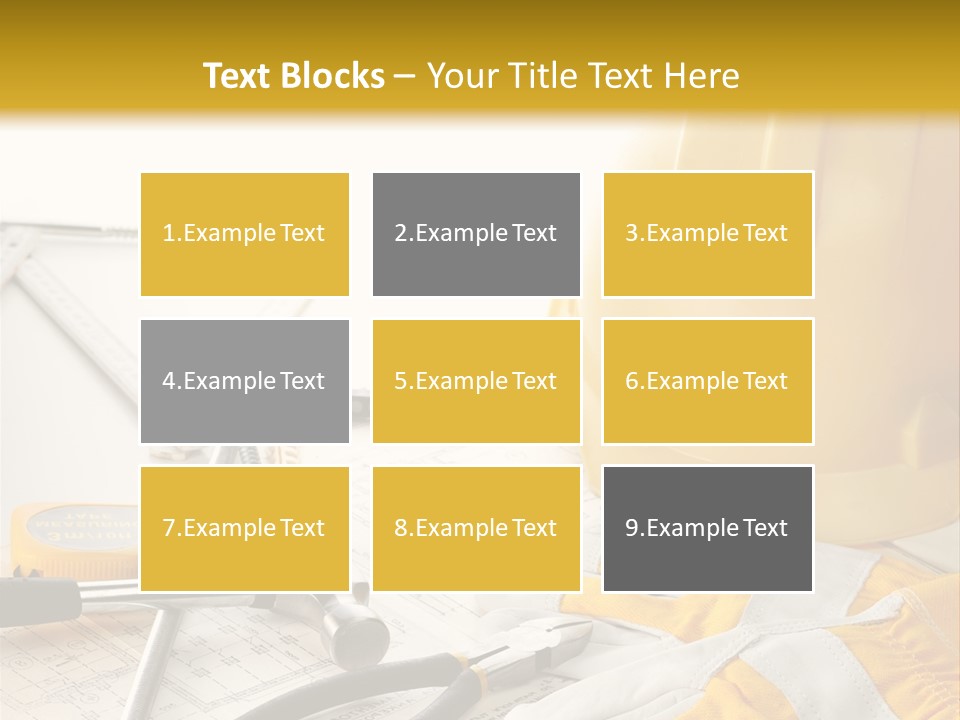 Technology House Engineer PowerPoint Template