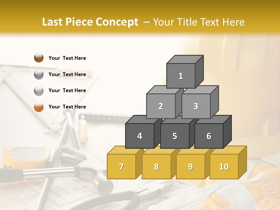 Technology House Engineer PowerPoint Template