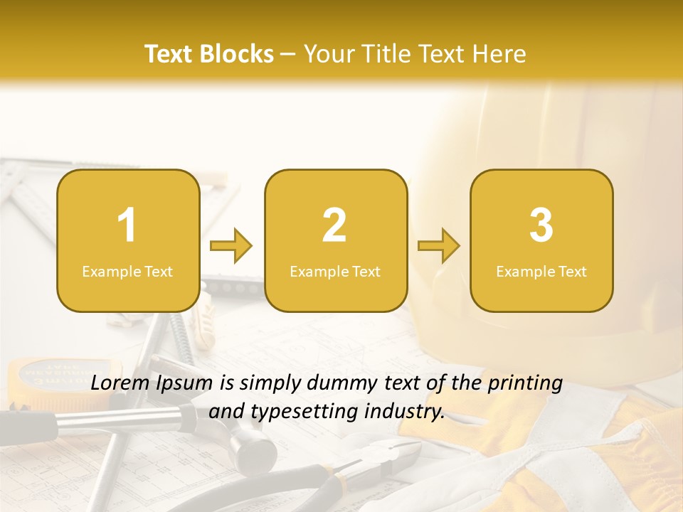 Technology House Engineer PowerPoint Template